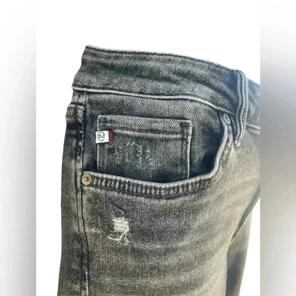 Dear John womens distressed black wash jeans 94% cotton preloved - Picture 3 of 9